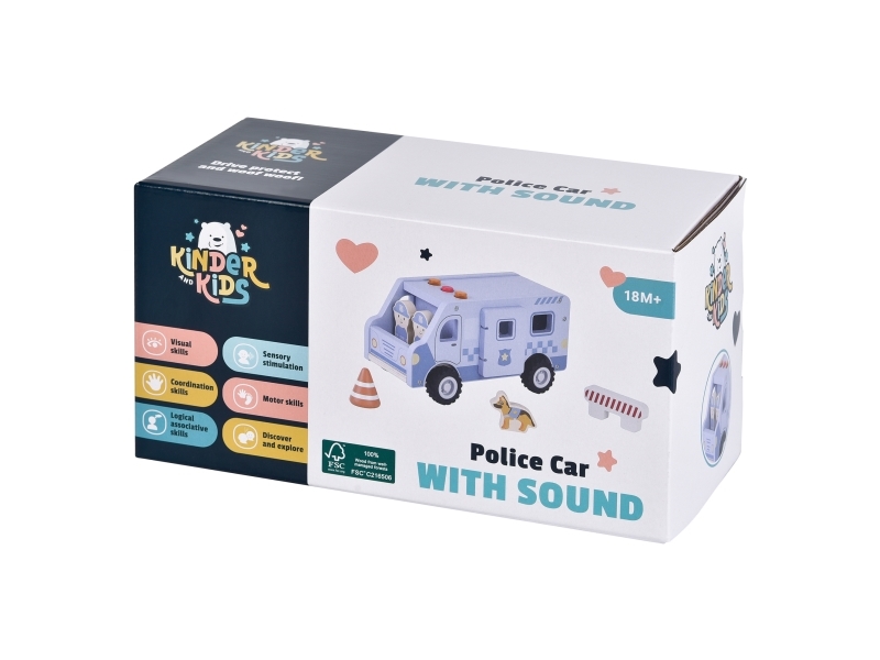 Kinder and Kids - FSC - Police Car with Sound