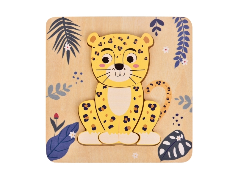 Kinder and Kids - FSC - Puzzle, Leopard