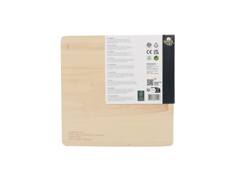 Kinder and Kids Puslespil i Lag - Træ - 19,5x19,5 cm - Drengeliv