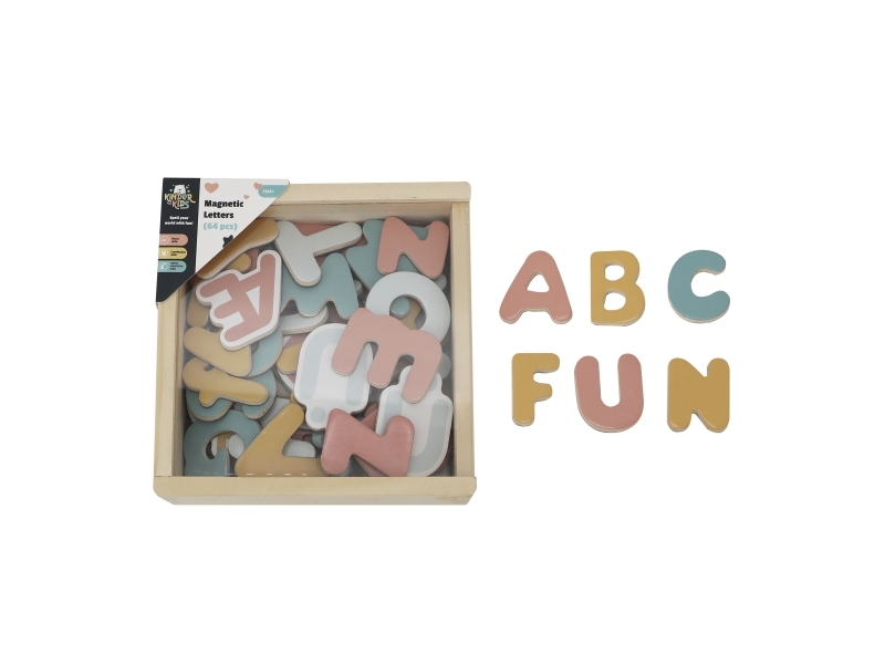 Kinder and Kids - FSC - Magnetic Letters (64 pcs)