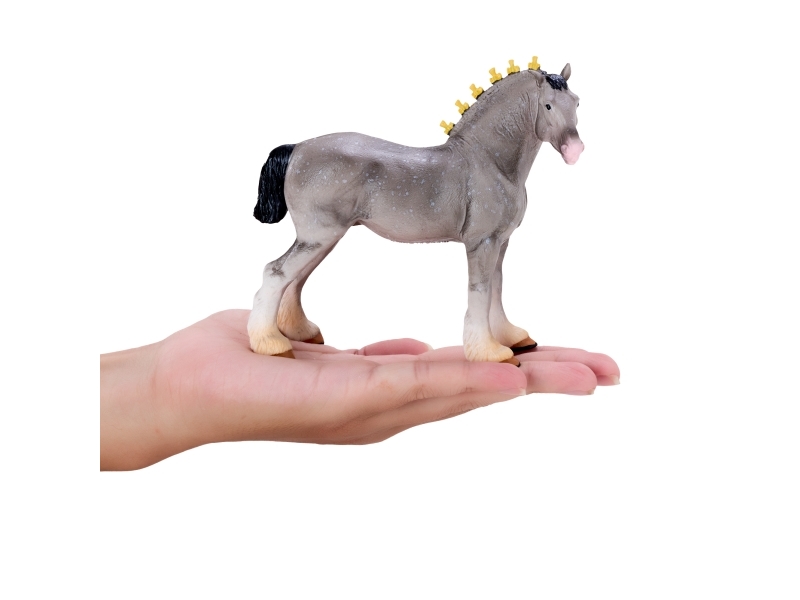 Mojo Horse World Dots Gray Horse