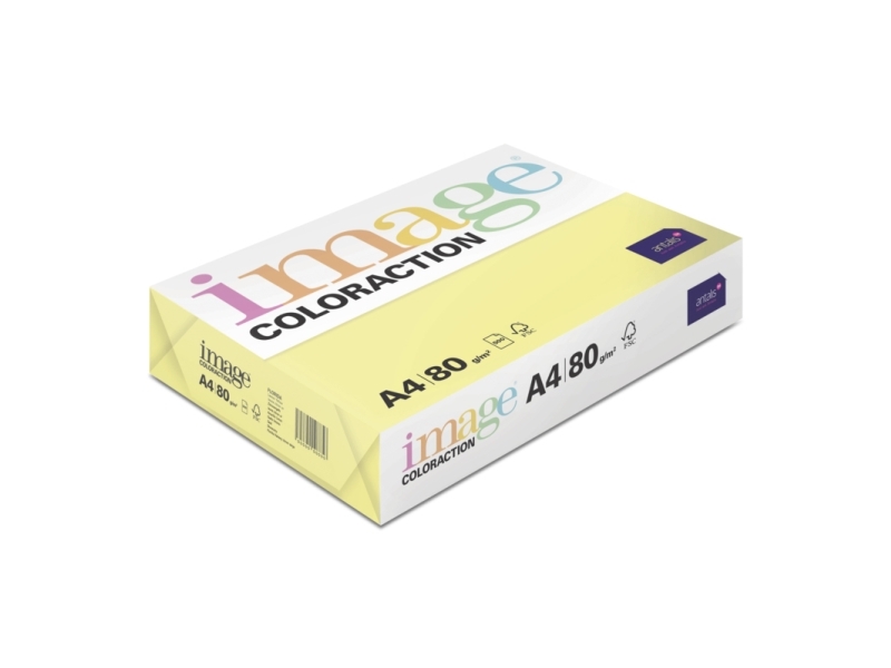 Kopipapir Image Coloraction A4 80G Florida Lemon Yellow 500Ark/Pkt