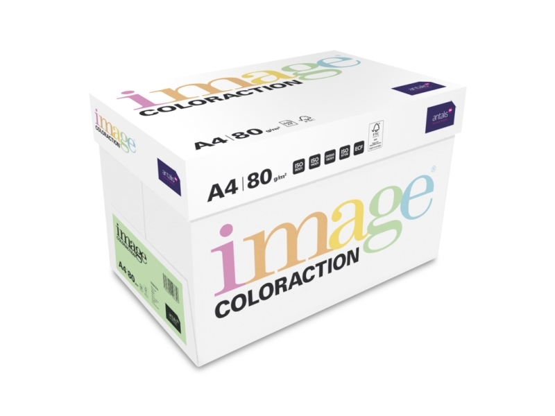 Image, Coloraction, Venezia/Mid Orange Kopipapir, træfri ECF, 80g/m2, 210mm x 297mm, A4, Smal bane,
