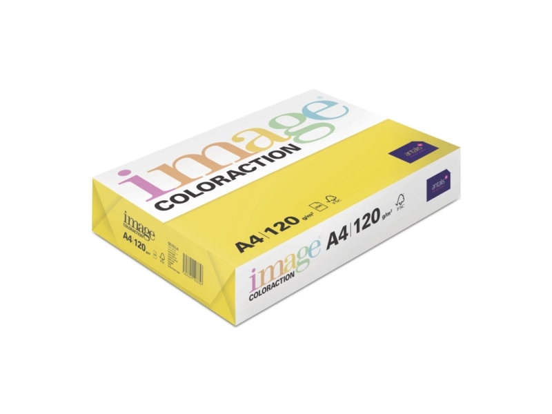 Kopipapir Image Coloraction A4 120g Sevilla Dark Yellow 250ark/pkt | Papper & Emballage - Vitt papper - Vitt A4 | GameStuff