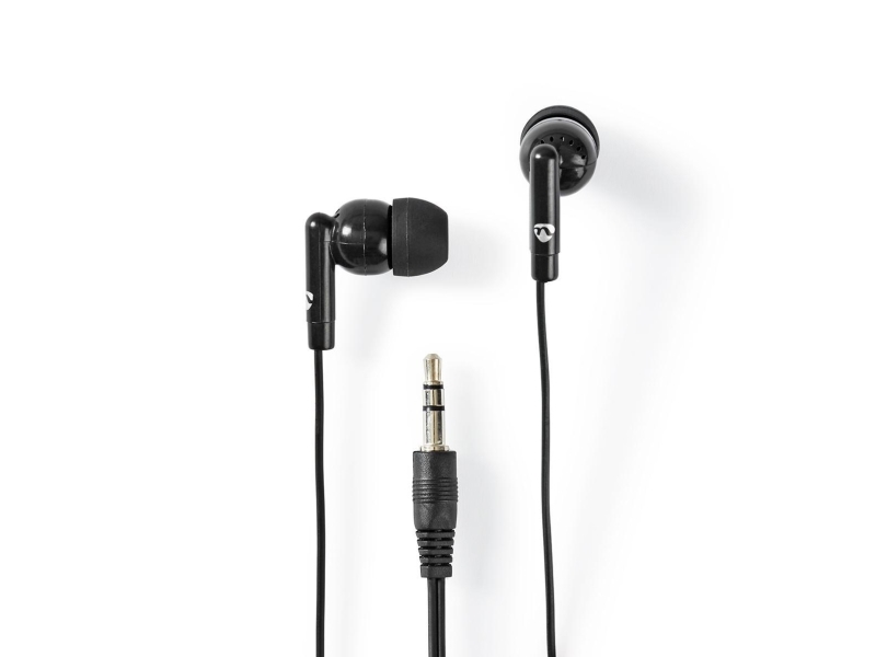 Nedis Hpwd1000bk, Ledningsført, Opkald/Musik, 10 G, Headset, Sort