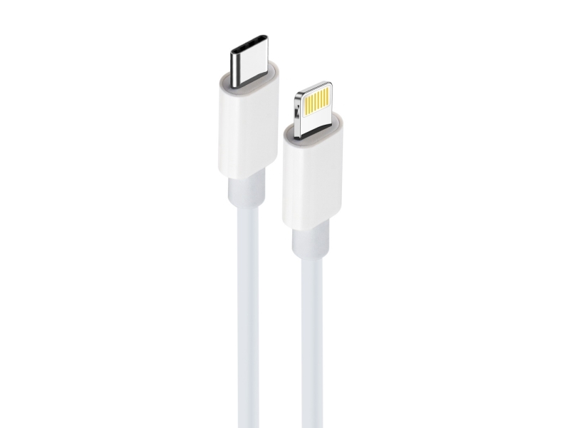 Maxlife MXUC-05 Power Direct USB-C til Lightning-kabel 1,0 m 20W, hvid