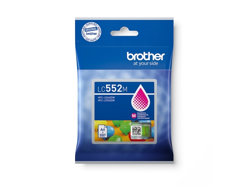 Brother Original-Tinte / Tinte Lc552m, Magenta, 550S
