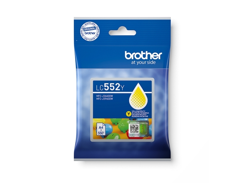 Brother Original-Tinte / Tinte Lc552y, Gelb, 550S