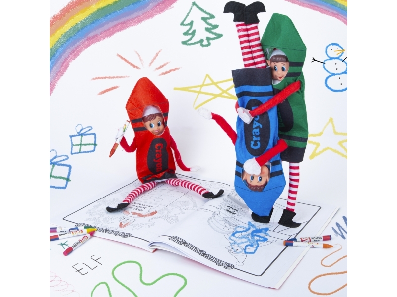 Elves Behavin' Badley A4 Elf Colouring Book 48 pages with Sticker Sheet