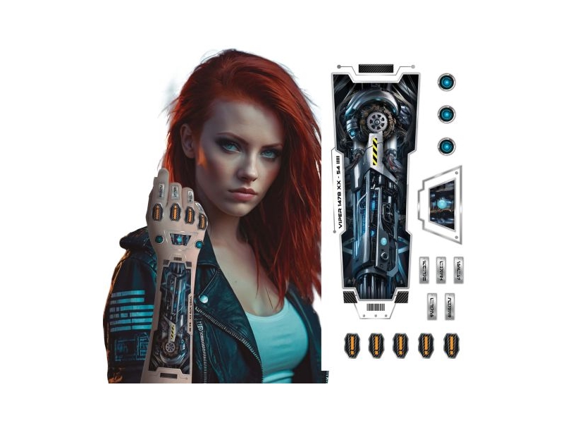 Futuristische Tattoos Für Den Arm