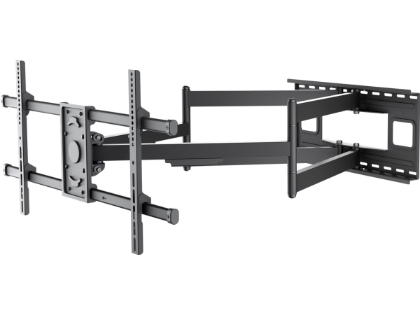 Goobay 71197, 200 X 200 Mm, 800 X 400 Mm, -15 - 5°, -60 - 60°, Stål, Sort