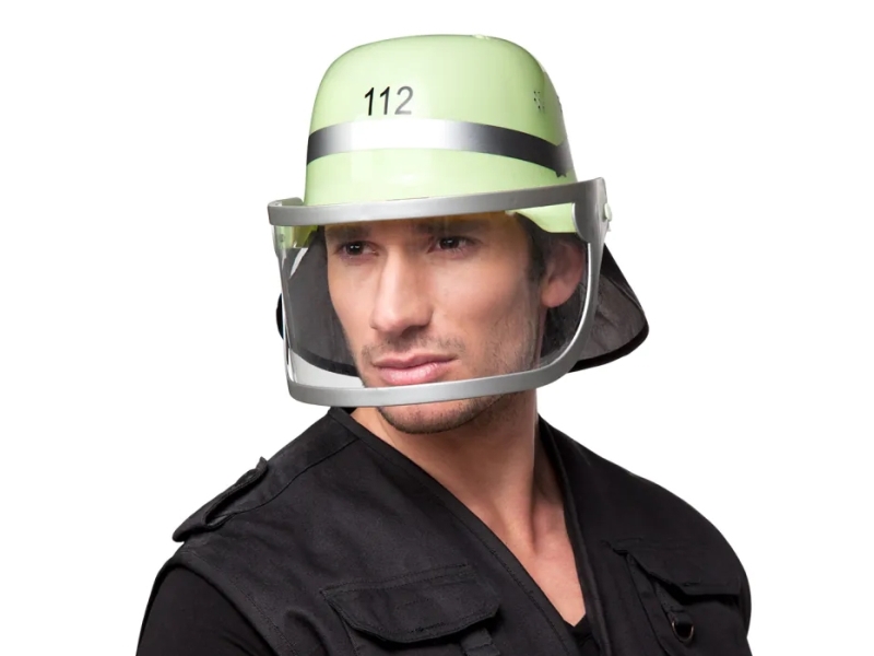 Hjelm Med Visir 112