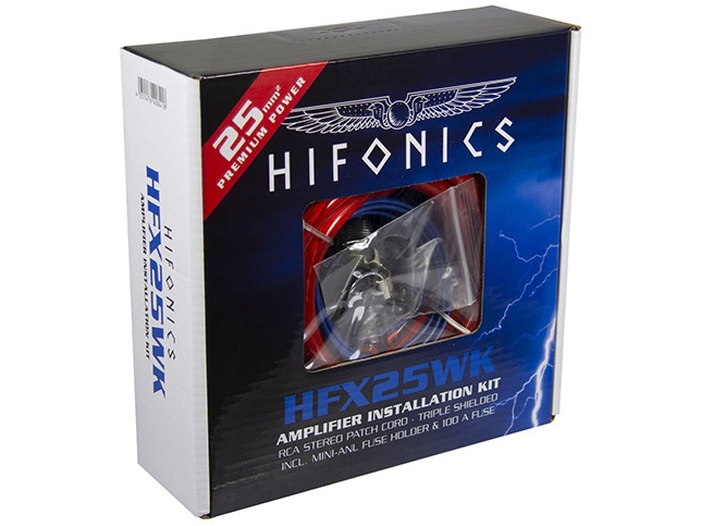 Hifonics Car Hifi Stromkabel Set 25 Mm², 25 Mm², 0,5 Mm²