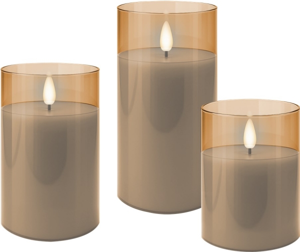 Goobay 77756, Koristevalohahmo, Kulta, Läpinäkyvä, Kynttilä, LED, 0,06 W, 6 lm