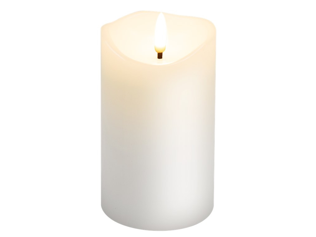 Goobay 77775, Leichte Dekorationsfigur, Weiß, Polycarbonat (Pc), Glas, Ip20, Kerze, Led