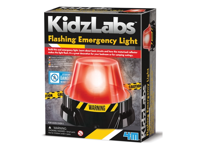 4M Katastrofelys- KidzLabs - Blinkende Katastrofe Lys