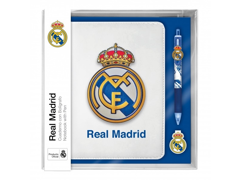 Real Madrid 2In1 Pen Notebook Notebook Accessories / Rm00021