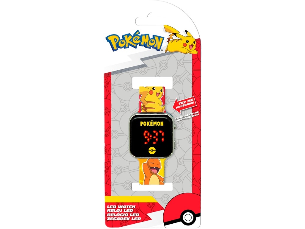 Digitalt Led-Børnearmbåndsur Til Børn / Pokemon Pikachu / Pok4435