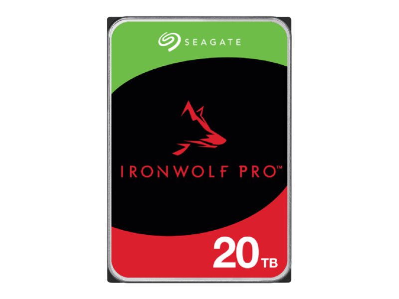 Seagate Ironwolf Pro St20000nt001 - Harddisk - 20 Tb - Intern - 3.5" - Sata 6Gb/S - 7200 Rpm - Buffer: 256 Mb - Med 3 Års Seagate Rescue Data Recover
