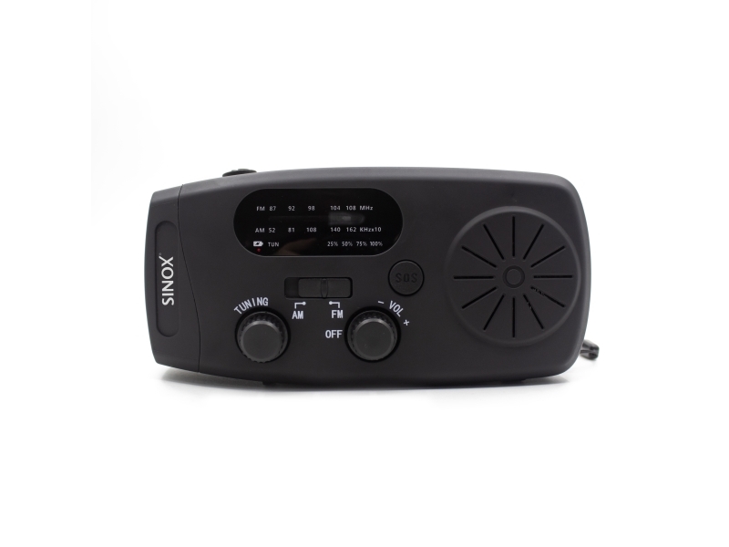 Sinox kompakt nödradio, svart | TV, Ljud & Bild - Stereo - Radio (DAB och FM) | GameStuff