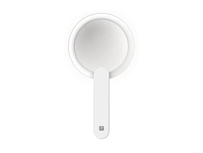 Zwilling 10X Magnification Rechargeable Led Cosmetic Mirror With 360° Rotating Handle White