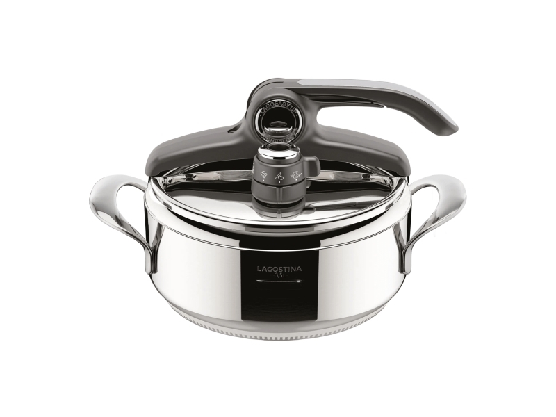 Lagostina Diva 012022010522, 3,5 l, Induktion, Gjutjärnsplattor, gas, halogen, Elektrisk, Keramiska, Rostfritt stål, 22 cm, Rostfritt stål, Rostfritt stål | Köksutrustning - Grytor & pannor - Grytor | GameStuff