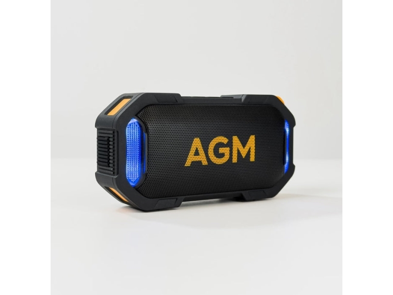 Agm Mag Rock, 8 W, Trådløs, Festtaler, Sort, Orange, Knapper, Universel