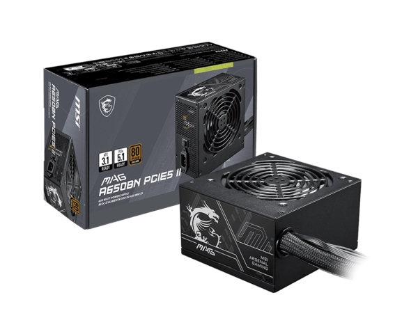 Msi Mag A650bn Pcie5 Ii 650W Psu