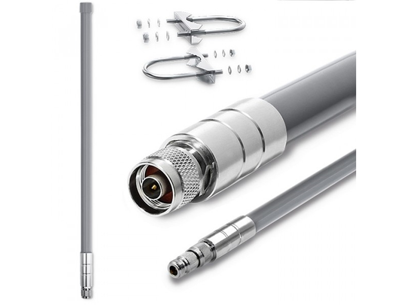 Qoltec LoRa-antenn 12dBi rundstrålande utomhus glasfiber 868 MHz 1,5 m | Spel - Headset & Streaming - Video & streaming | GameStuff