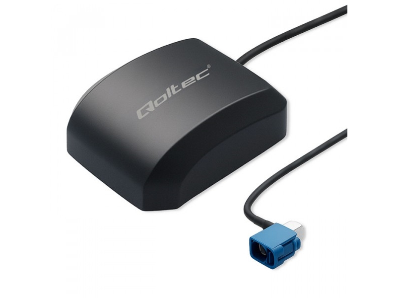 Qoltec Mobil GPS/GLONASS-antennd med magnetisk fäste, rundstrålande 28 dBi, 50 W, FAKRA | Tele & GPS - Hobbyradio - Antenner | GameStuff