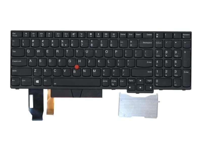 Chicony - Notebooks Udskiftningstastatur - Med Trackpoint - Bagbelyst - Qwerty - Usa - Fru - For Thinkcentre M700 Thinkpad E580 E590 L580 P52 P5