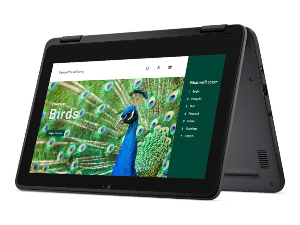 Dell Chromebook 3120 2In1 (2024) - Ai Pc - Flipdesign - Intel N-Series - N100 / Op Til 3.4 Ghz - Chrome Os - Uhd Graphics - 4 Gb Ram - 64 Gb Emmc - 1