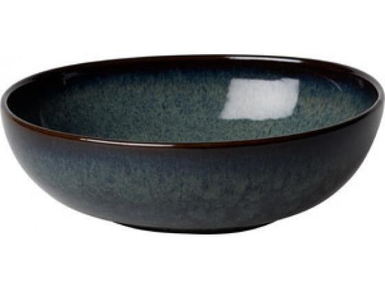 Villeroy & Boch Lave, Suppenschüssel, Rund, Keramik, Grau, Glanz, 0,6 L