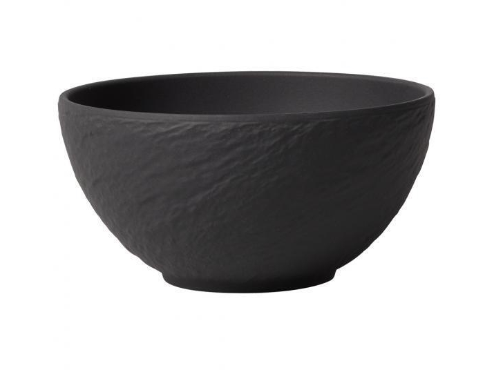 Villeroy & Boch 10-4239-1900, Suppenschüssel, Rund, Porzellan, Schwarz, Matt, 0,6 L