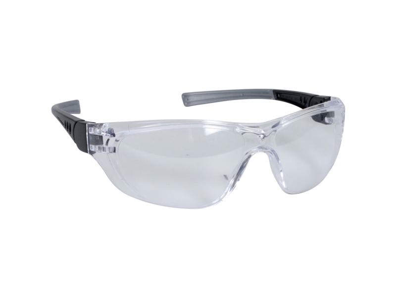 Suojalasit, THOR Sporty Dark, Yhden koon suojalasit, kirkas, PC, naarmuuntumisenesto - (12 kpl)