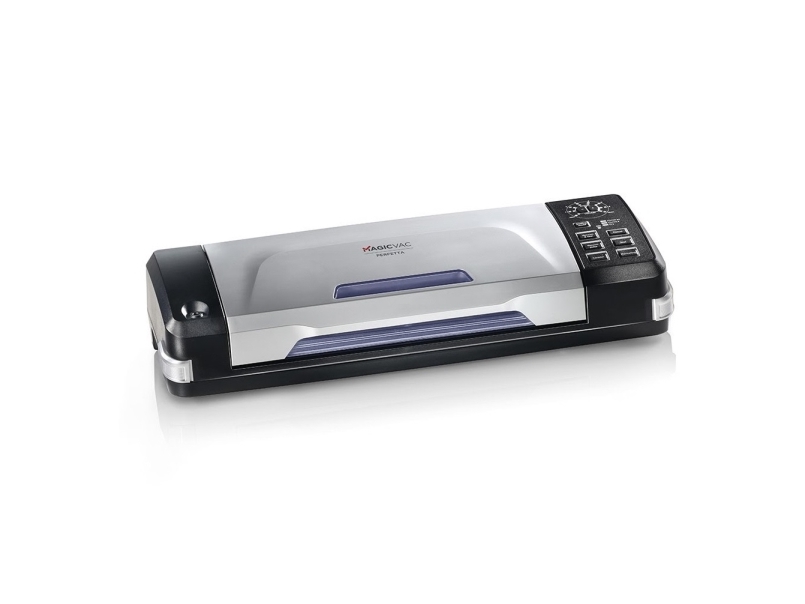 Magic Vac Perfetta, Sort, Grå, Akrylonitrilbutadienstyren, Knapper, 30 cm, 130 W, 230 V | Köksapparater - Köksmaskiner - Vakuumförpackningsmaskiner | GameStuff