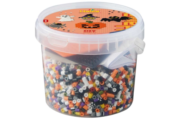 Hama midi helmiä 4000kpl +2 tappitaulua, Halloween