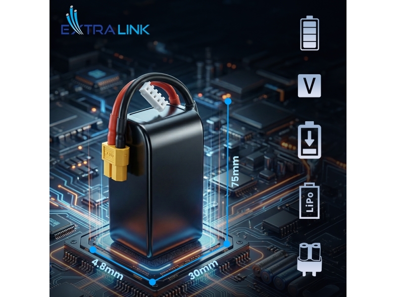 Extralink Lipo 3S 850Mah Xt30 100C | Akku Für Fpv Rc Drohnen | Rc Autos, Rc Flugzeuge, Ferngesteuerte Rc Fahrzeuge