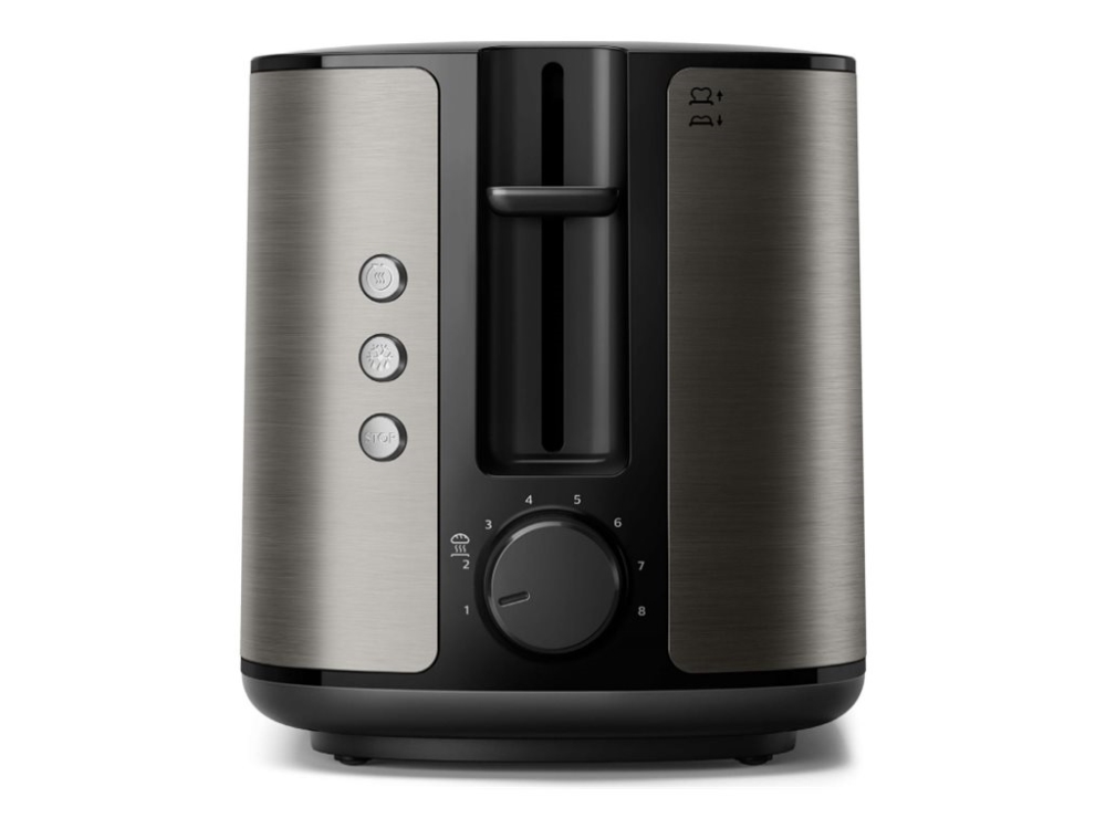 Philips Viva Collection HD2651 - Brødrister - 2 skive - 2 Holdere - titan