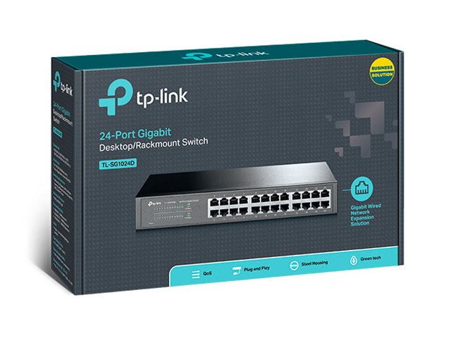 Maršrutizatorius Šakotuvas Net Switch 24Port 1000M/Tl-Sg1024d Tp-Link