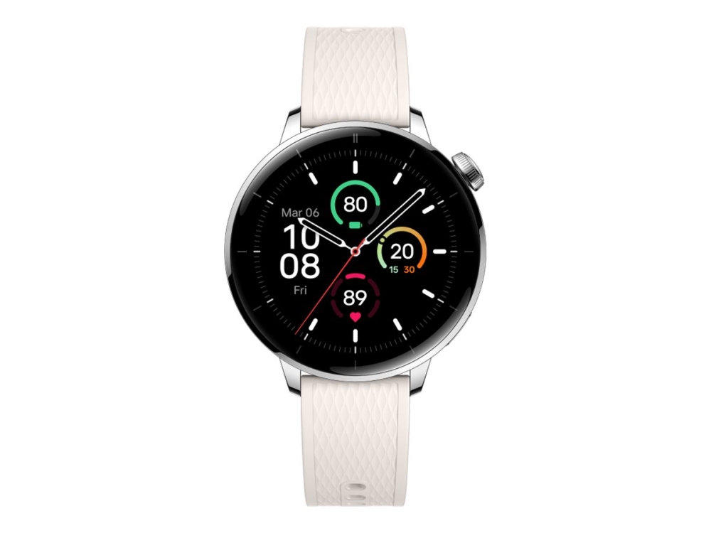 OnePlus Watch 3 43mm, 3,35 cm (1.32), AMOLED, Kosketusnäyttö, Wi-Fi, GPS (satelliitti), 37,8 g