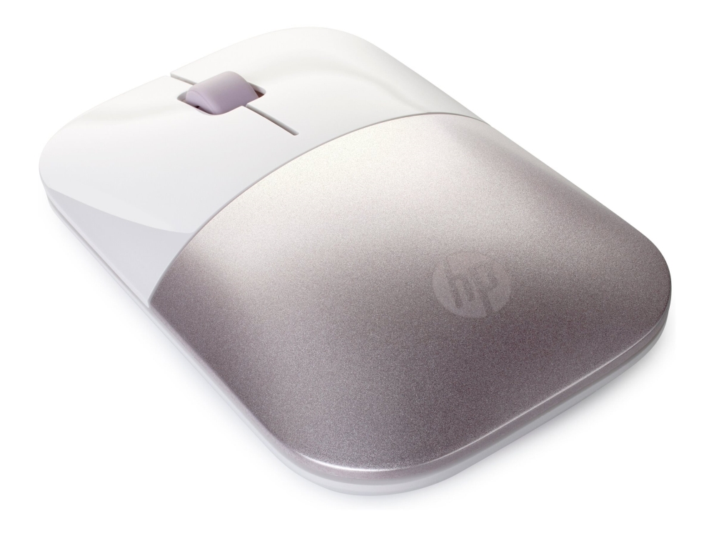 Hp Wireless-Maus Z3700 – Weiß/Pink, Beidhändig, Rf Wireless, 1200 Dpi, Pink, Weiß