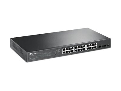 Tp-Link 28-Port Gigabit Easy Smart Switch Mit 24-Port Poe+, Managed, L2, Gigabit Ethernet (10/100/1000), Power Over Ethernet (Poe), Rack-Einbau, 1U
