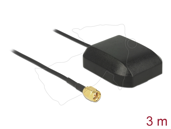 Navilock Nl-281Gg Multi Gnss Galileo Glonass Gps Sma Plug 3M