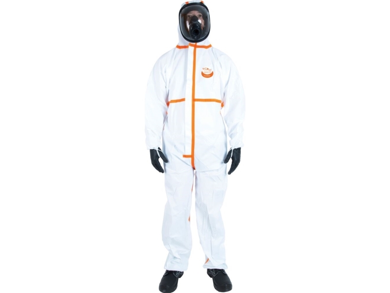 Chemikalienschutzanzug, Weepro Max+, Xl, Weiß, Usteril, Typ 4B/5B/6B, Einzelverpackung