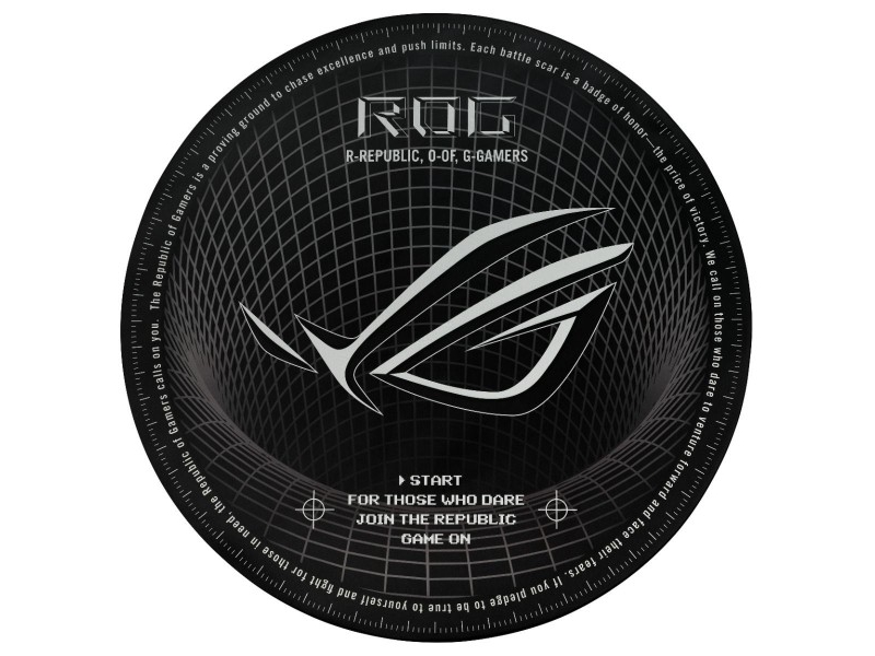 Asus (Os111) Rog Cosmic Mat Ii - 117 Cm Diameter Floor Mat For Gaming/Office Chair