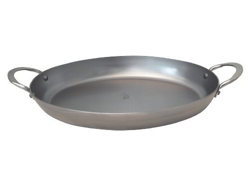 de Buyer Mineral B Element, Allmän matlagning, Rostfritt stål, Rostfritt stål, 1 styck, 240 mm, 360 mm | Köksutrustning - Grytor & pannor - Pannor | GameStuff