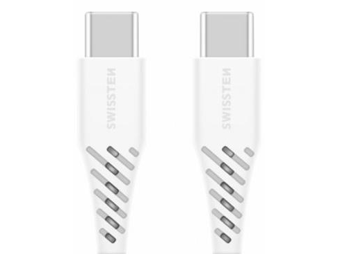 Swissten 71506530, 2,5 M, Usb C, Usb C, Weiß