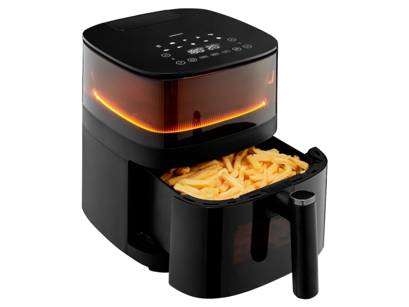 MEDION LIFE X10 XL, varmluftsfritös, 5 L, 80 °C, 230 °C, enkel, svart | Köksapparater - Köksmaskiner - Fritös | GameStuff