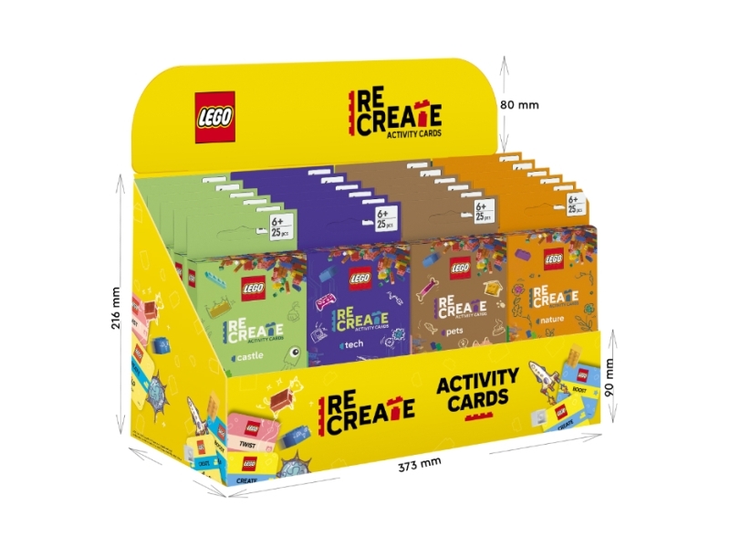 Lego Recreate Activity Cards Celebration - Sortiert